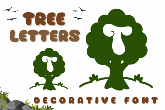 Tree Letters Font - Featured Image