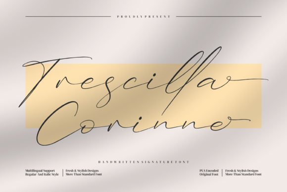 Trescilla Corinne Font - Featured Image
