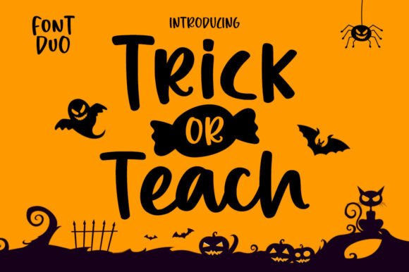 Trick or Teach Font - Featured Image