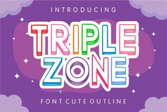 Tripple Zone Font - Featured Image