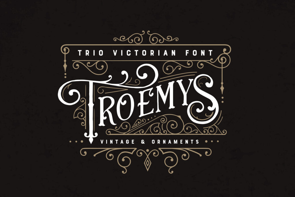 Troemys Font Trio Font - Featured Image