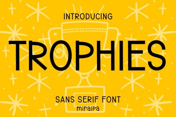 Trophies Font - Featured Image