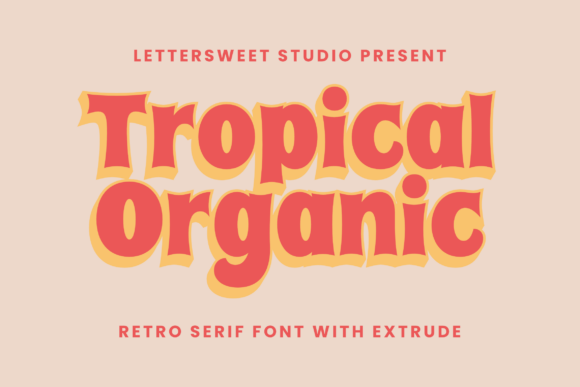 Tropical Organic Font - Featured Image