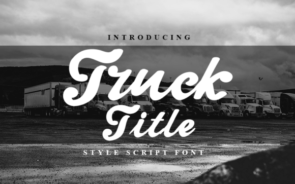 Truck Title Font - Featured Image