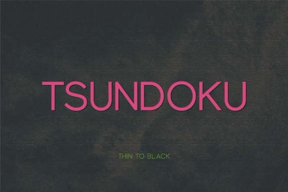 Tsundoku Font - Featured Image