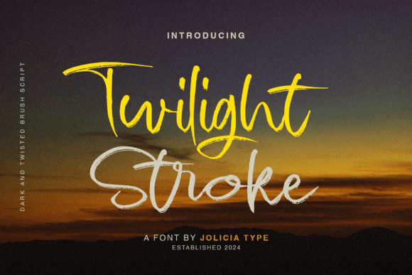 Twilight Stroke Font - Featured Image