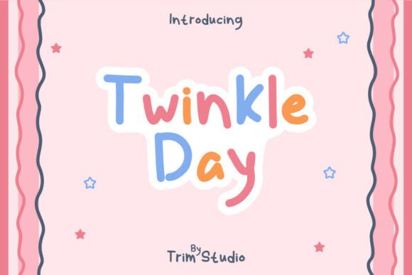 Twinkleday Regular Font - Featured Image