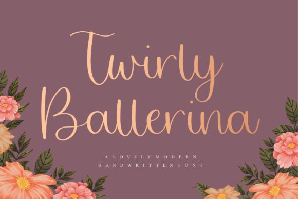 Twirly Ballerina Font - Featured Image