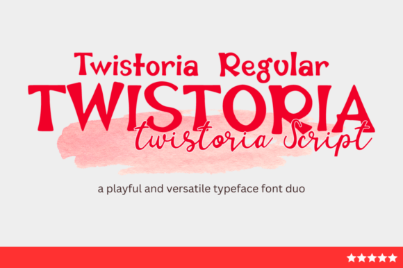 Twistoria Font - Featured Image