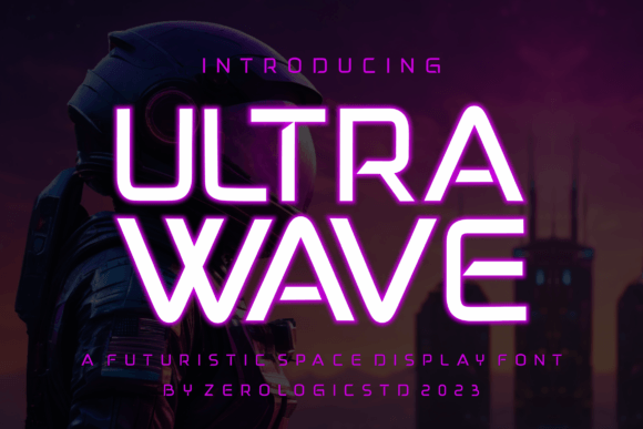 Ultrawave Font - Featured Image