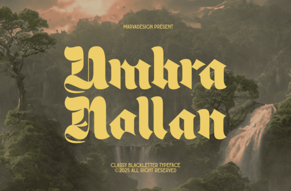Umbra Nollan Font - Featured Image