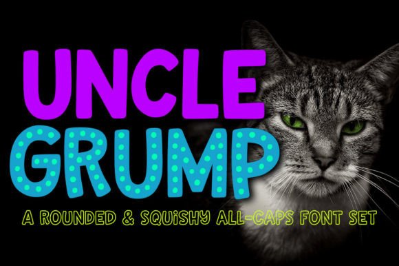 Uncle Grump Font - Featured Image