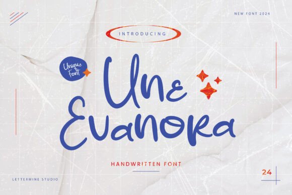 Une Evanora Font - Featured Image