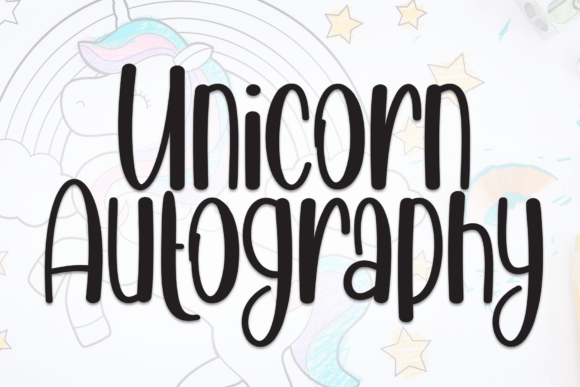 Unicorn Autography Font - Featured Image
