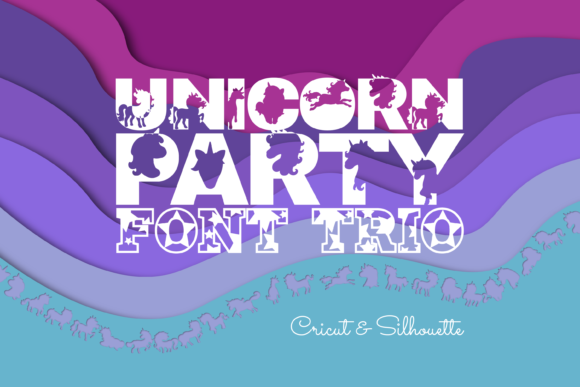 Unicorn Party Trio Font - Featured Image