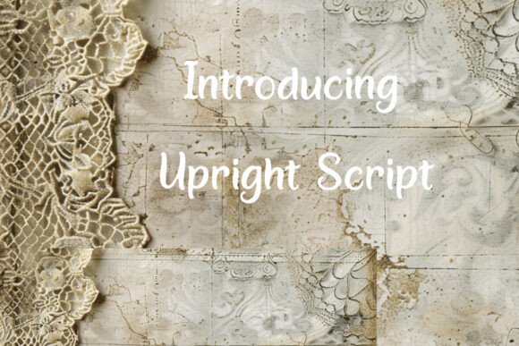 Upright Script Font - Featured Image
