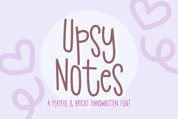 Upsynotes Font - Featured Image