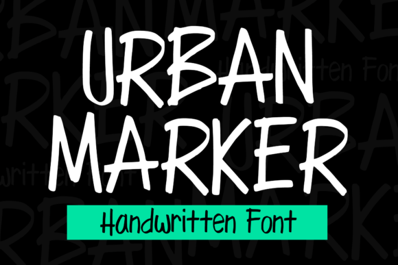 Urban Marker Font - Featured Image