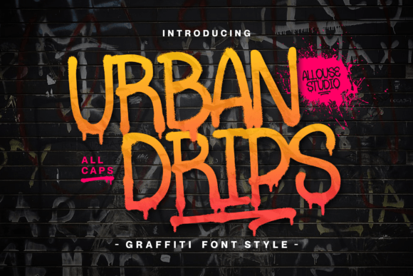 Urbandrips Font - Featured Image