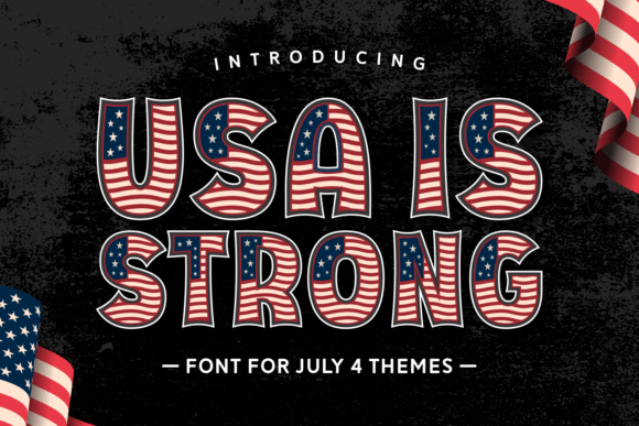 Usa is Strong Font - Featured Image
