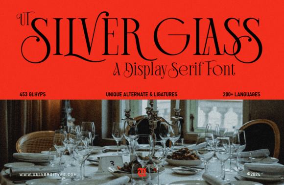 Ut Silver Glass Font - Featured Image