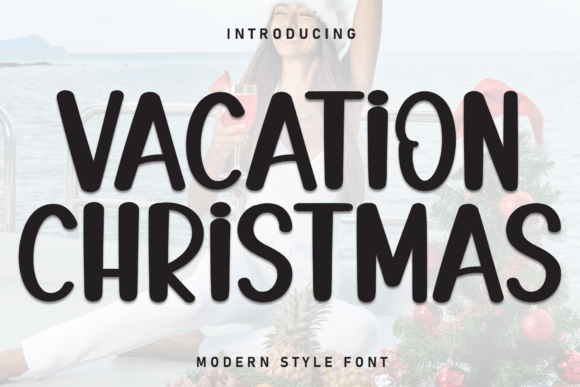 Vacation Christmas Font - Featured Image