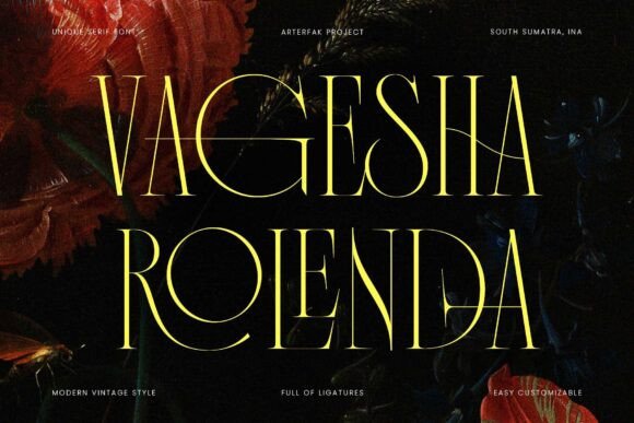 Vagesha Rolenda Font - Featured Image