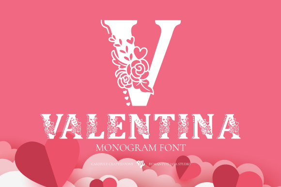 Valentina Monogram Font - Featured Image