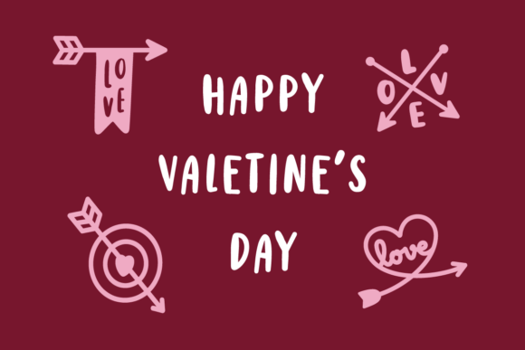 Valentine Arrow Font - Featured Image