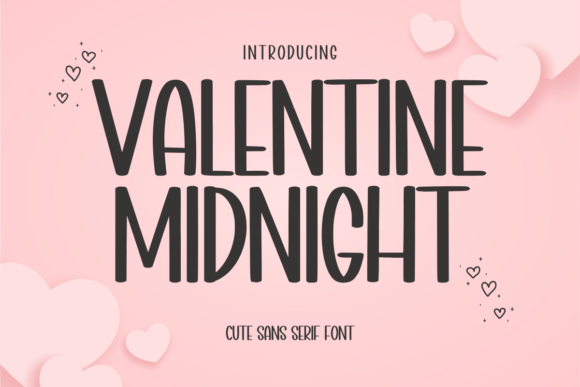 Valentine Midnight Font - Featured Image