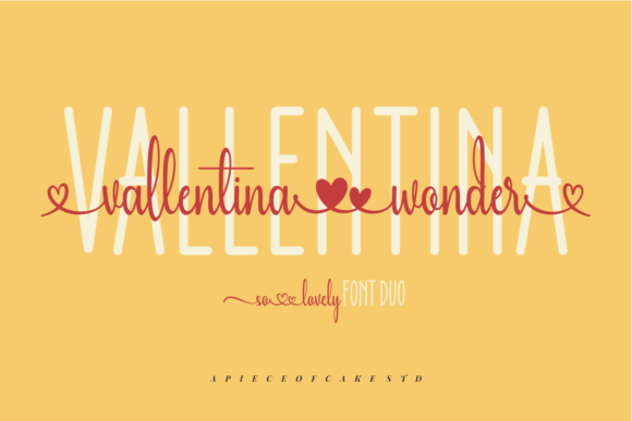 Vallentina Wonder Font - Featured Image