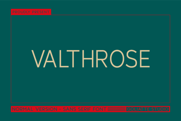 Valthrose Font - Featured Image