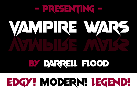 Vampire Wars Font - Featured Image