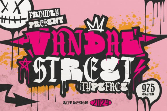 Vandal Street Graffiti Font - Featured Image