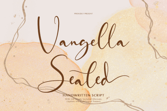 Vangella Sealed Font - Featured Image