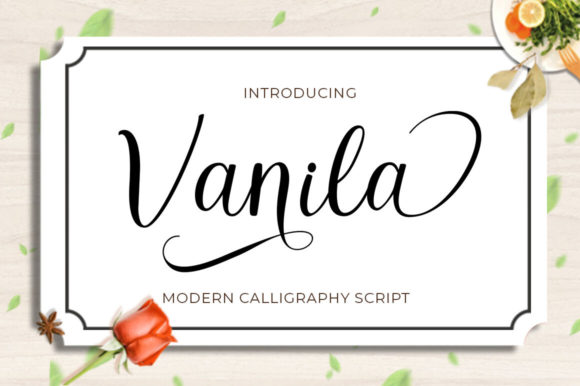 Vanila Font - Featured Image