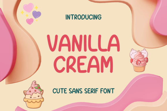 Vanilla Cream Font - Featured Image