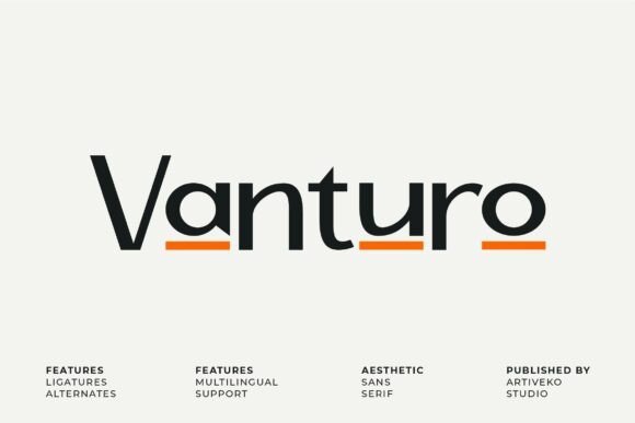 Vanturo Font - Featured Image