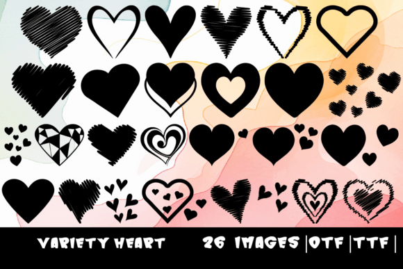 Variety Heart Font - Featured Image