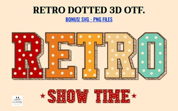 Varsity Retro Dotted 3d Font - Featured Image