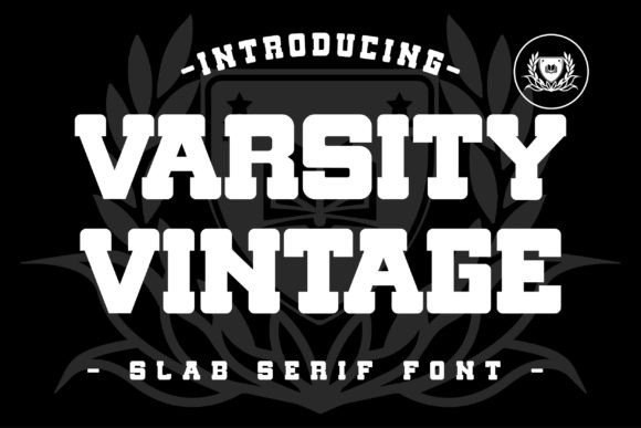 Varsity Vintage Font - Featured Image