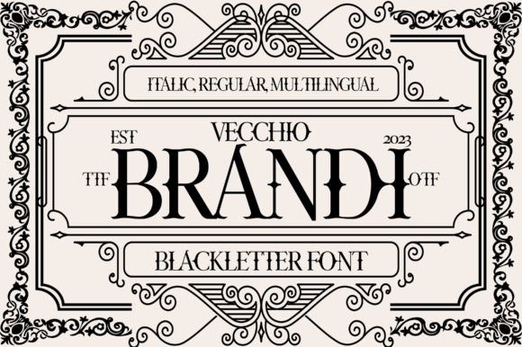 Vecchio Brandi Font - Featured Image