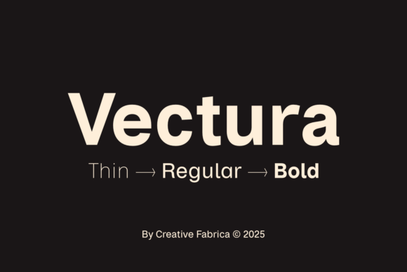 Vectura Font - Featured Image