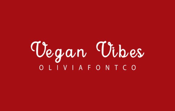 Vegan Vibes Font - Featured Image