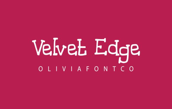 Velvet Edge Font - Featured Image