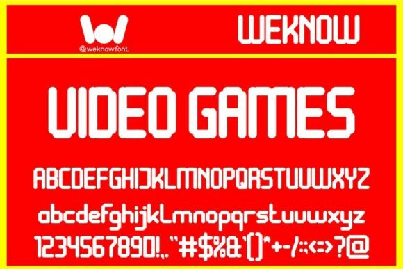 Video Games Font - Featured Image