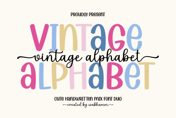 Vintage Alphabet Font - Featured Image