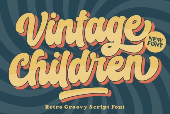 Vintage Children Font - Featured Image