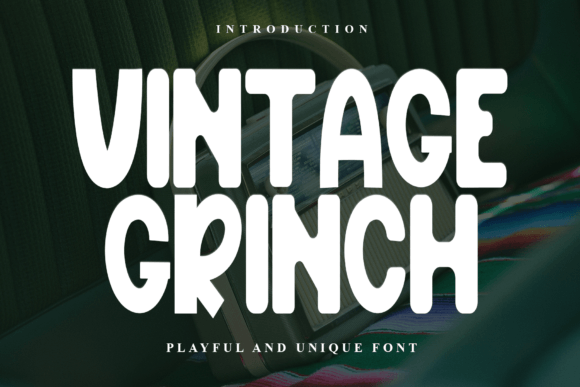 Vintage Grinch Font - Featured Image