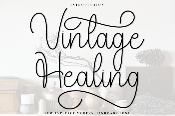 Vintage Healing Font - Featured Image
